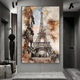 Paysage Ville Paris Tour Eiffel Art - Tour Eiffel Poster