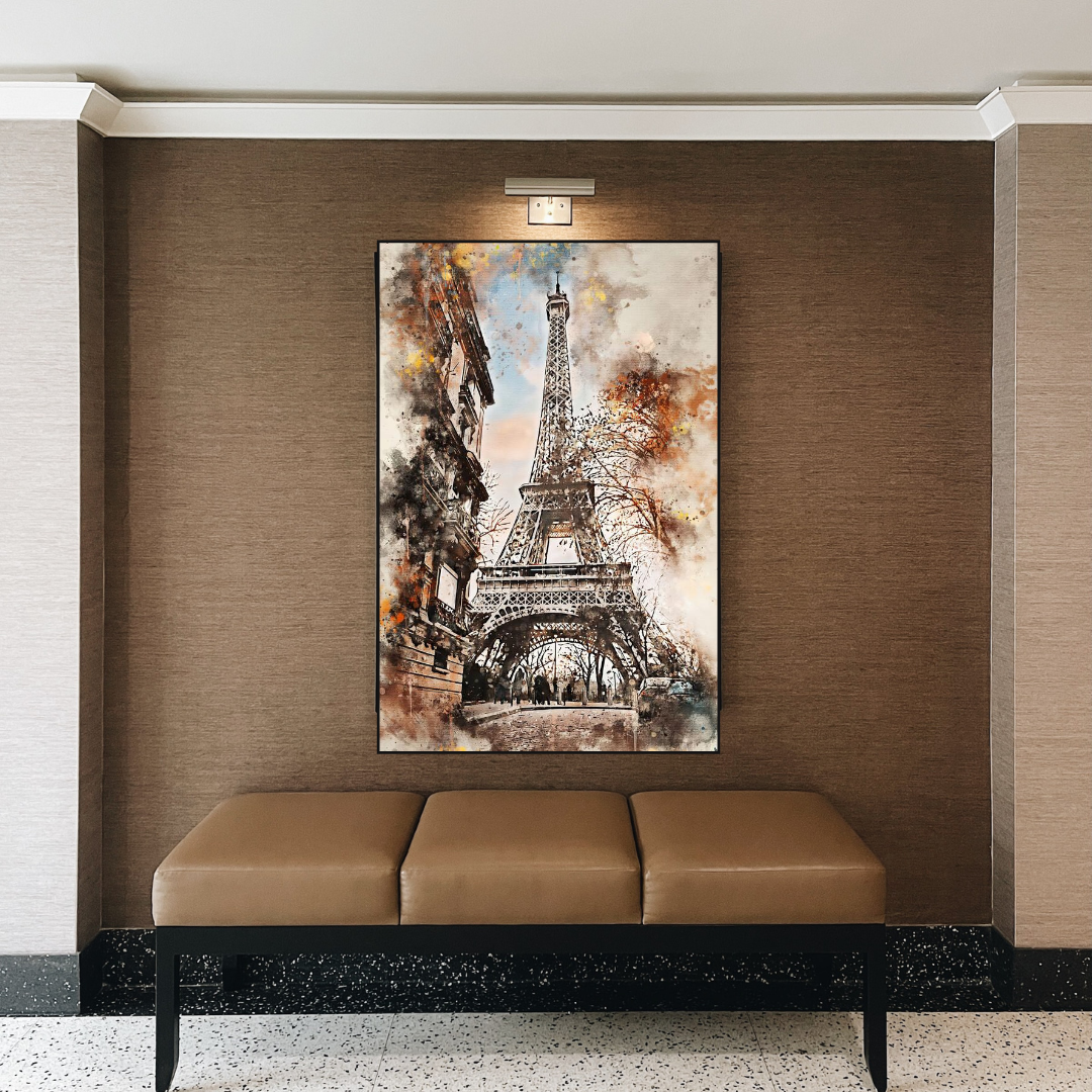 Scenery City Paris Eiffel Tower Art - Eiffel Tower Poster