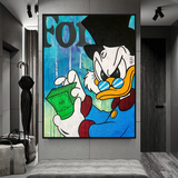 Scrooge McDuck Forbes Canvas Wall Art - Exclusif