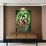 Scrooge McDuck Millionaire Canvas Wall Art