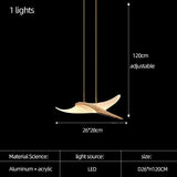 Hängeleuchte „Seagull“ für Treppen – LED-Beleuchtung