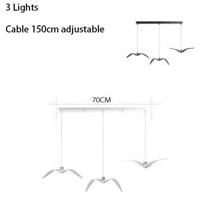 Suspension Seagulls : luminaire unique