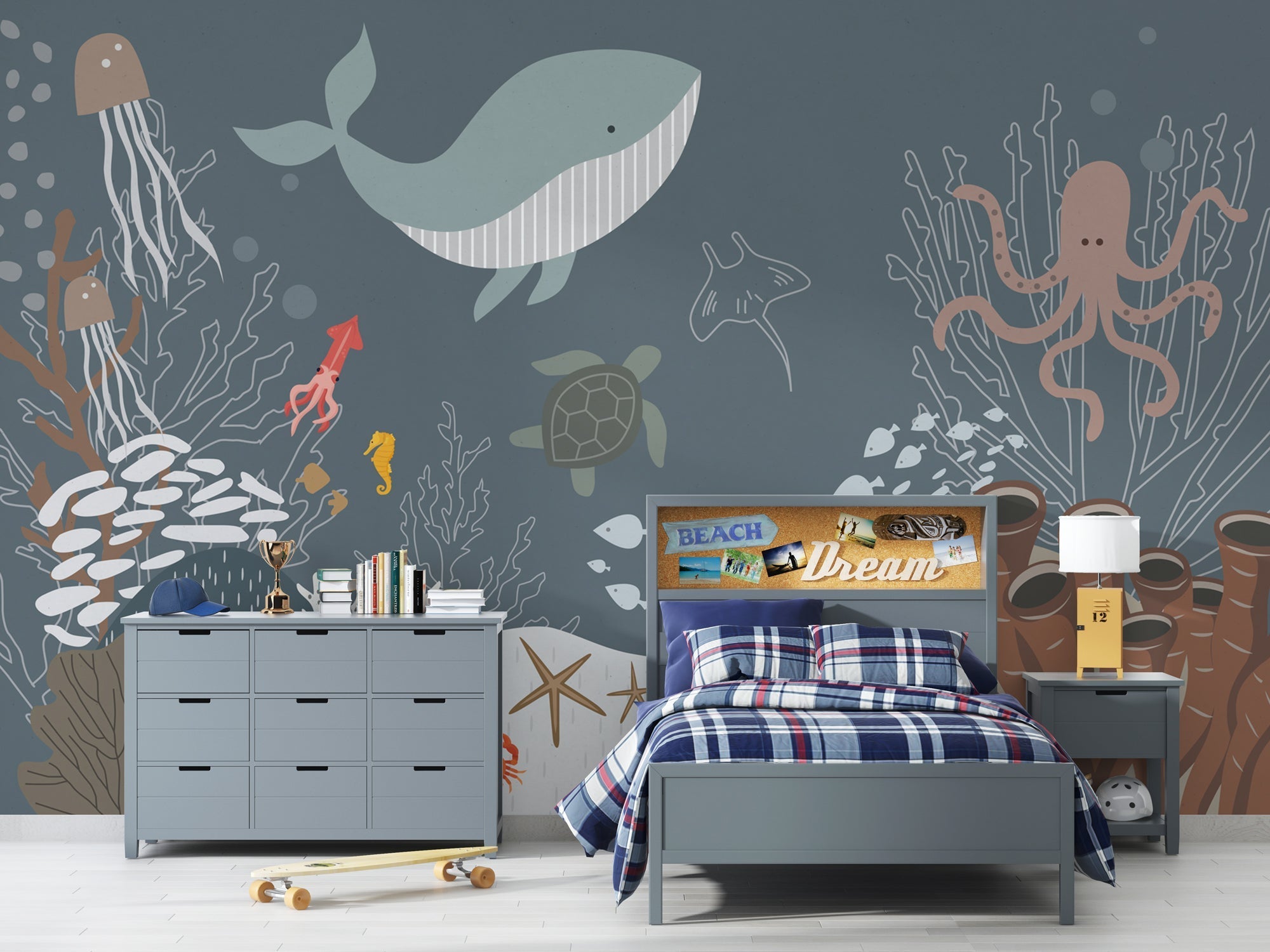 Sealife Adventure Kids Nursery Wallpaper Mural