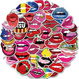 Sexy Lips Suitcase Waterproof Graffiti Laptop Diary Toy Decoration Sticker