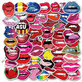 Sexy Lips Suitcase Waterproof Graffiti Laptop Diary Toy Decoration Sticker