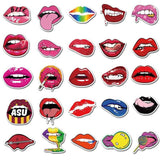 Sexy Lips Suitcase Waterproof Graffiti Laptop Diary Toy Decoration Sticker