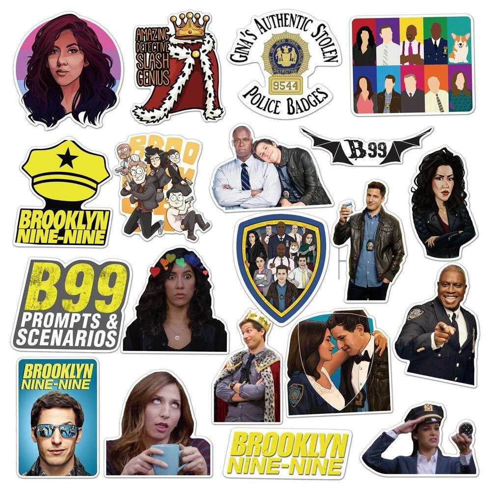 American Drama Shenfan Detective Stickers Pack | Famous Bundle Stickers | Waterproof Bundle Stickers