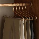 Rutschfeste Kleiderbügel mit offenen Enden für Hemden und Hosen