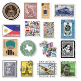 Retro Travel Stamp Stickers Pack | Famous Bundle Stickers | Waterproof Bundle Stickers