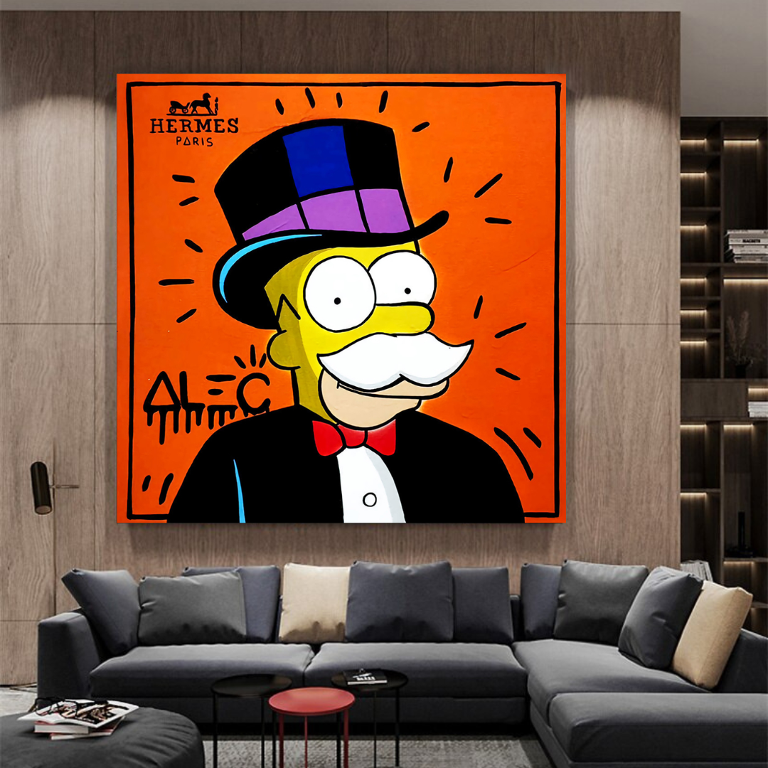 Simpsons Leinwandkunst von Alec