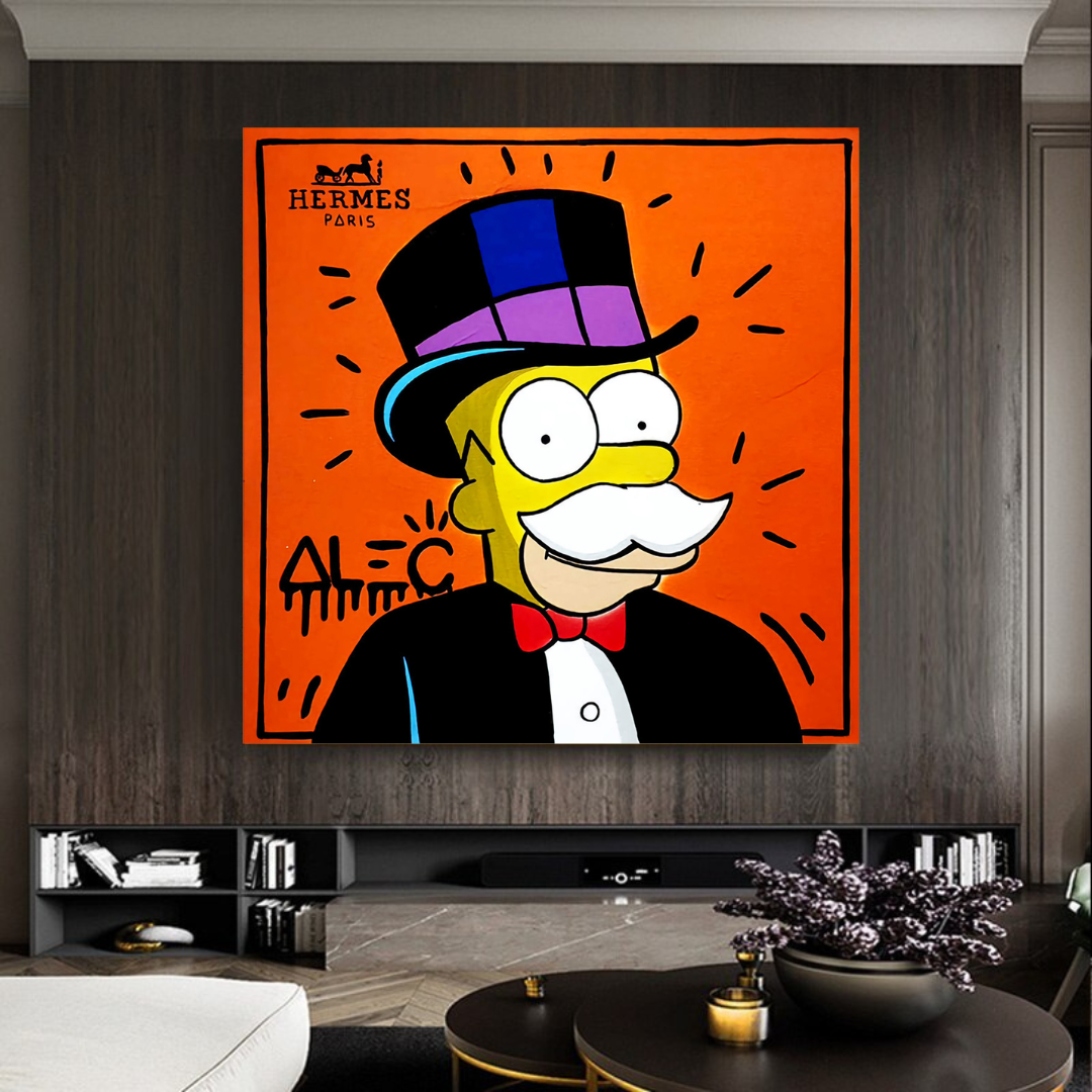 Simpsons Canvas Art by Alec