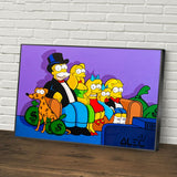 Simpsons Poster: Get Your Money Bags Here!