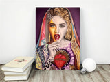 Décoration murale sur toile Madonna chanteuse 