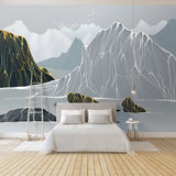 Sketchy Mountain Passage Wallpaper - Transform Your Space