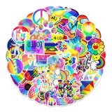 Rainbow Small Fresh Stickers Pack | Famous Bundle Stickers | Waterproof Bundle Stickers