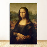 Smile Of Mona Lisa Canvas Wall Art