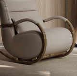 Chaise design paresseuse à bascule escargot