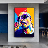 Snoop Berühmter Sänger HipHop Leinwand-Wandkunst