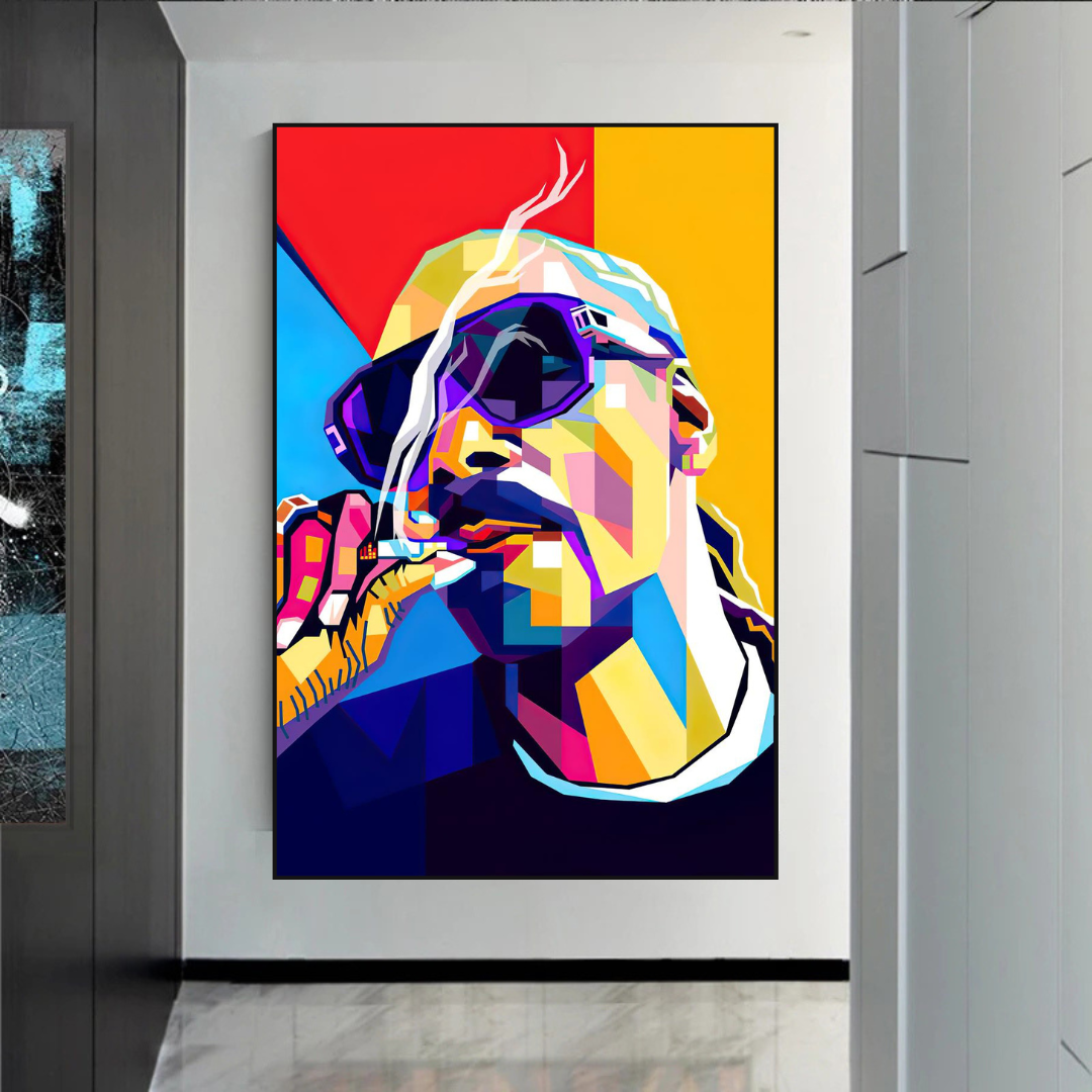 Snoop Berühmter Sänger HipHop Leinwand-Wandkunst