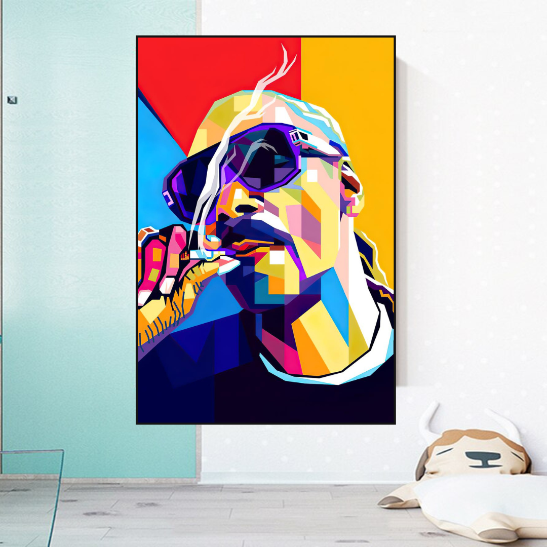 Snoop Famous Singer HipHop Canvas Wall Art