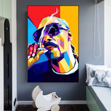 Snoop Berühmter Sänger HipHop Leinwand-Wandkunst