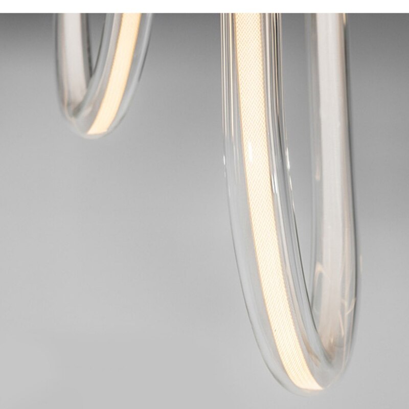 LED-Deckenleuchter mit weichem Schlauch – Beleuchtung mit Eleganz