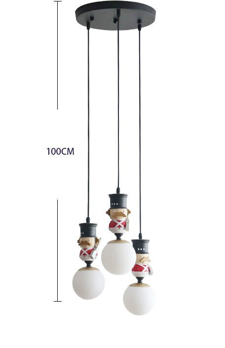 Soldiers Pendant Lighting For Kids Room