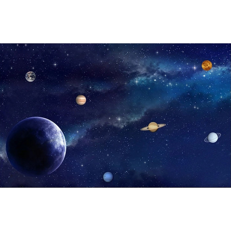 Space Adventure: It's Time to Go to Space Nursery Wallpaper