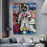 Spaceman Luxe Canvas Wall Art