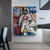 Décoration murale sur toile Spaceman Luxe