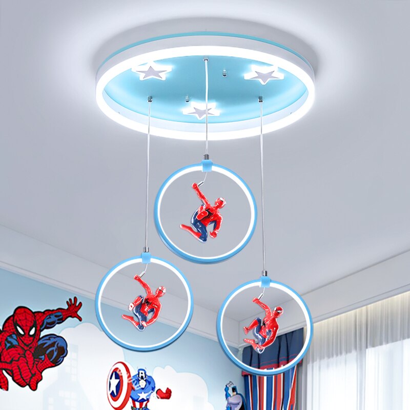 Plafonnier Spiderman - Eclairage Déco Chambre Enfant