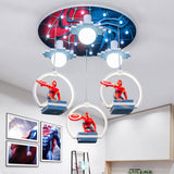 Suspension LED Spiderman pour chambre d'enfant