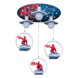 Suspension LED Spiderman pour chambre d'enfant