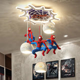 Lumière LED Spiderman pour chambre d'enfant