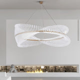 Spiral Acrylic Chandelier: Illuminate with Style
