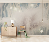 Sprinkle Cotton Blow: Leaves Wallpaper Murals