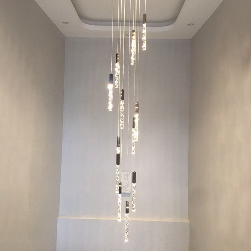 Staircase Crystal Chandelier Light