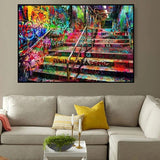 Stairs Canvas Wall Art – Immersive and Striking Décor