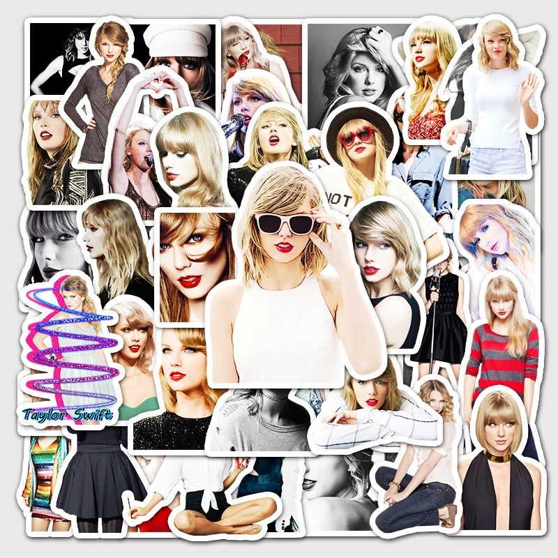 Star Singer Taylor Swift Stickers