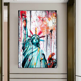 Statue of Liberty Canvas Wall Art - Freedom and Hope Symbol