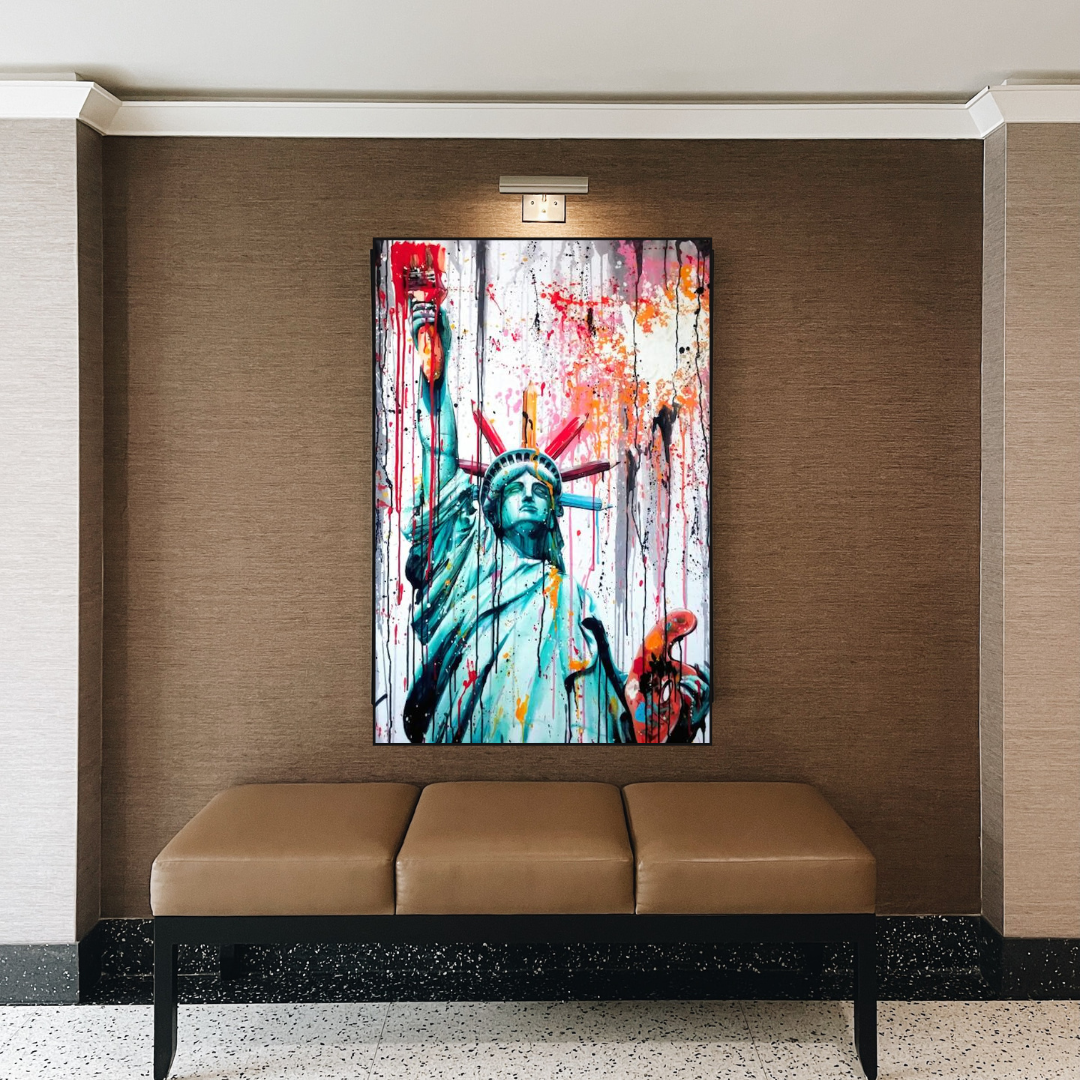 Statue of Liberty Canvas Wall Art - Freedom and Hope Symbol