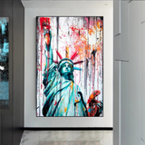 Statue of Liberty Canvas Wall Art - Freedom and Hope Symbol