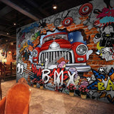 Street Racing Adventure 3D Graffiti Wallpaper