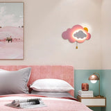 Sun Cloud Night Light Wall Lamp for Kids Room