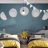 Sunrise to Sunset: Moon Timings Nursery Wallpaper