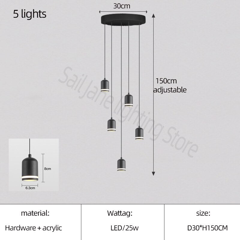 Lustre d'escalier Swirl: Solutions d'éclairage élégantes