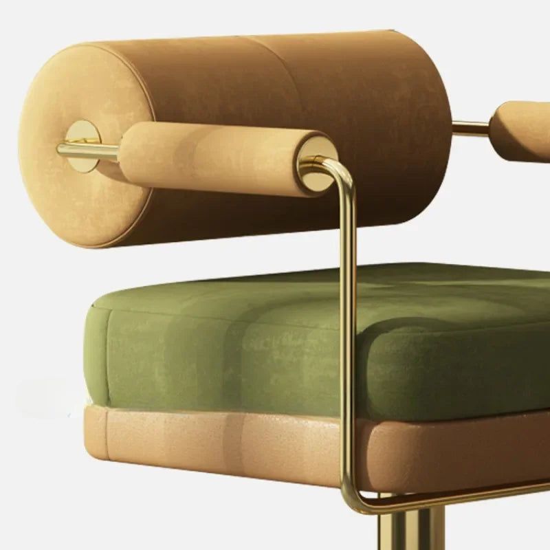 Chaises de bar minimalistes pivotantes pour comptoir d'îlot de cuisine