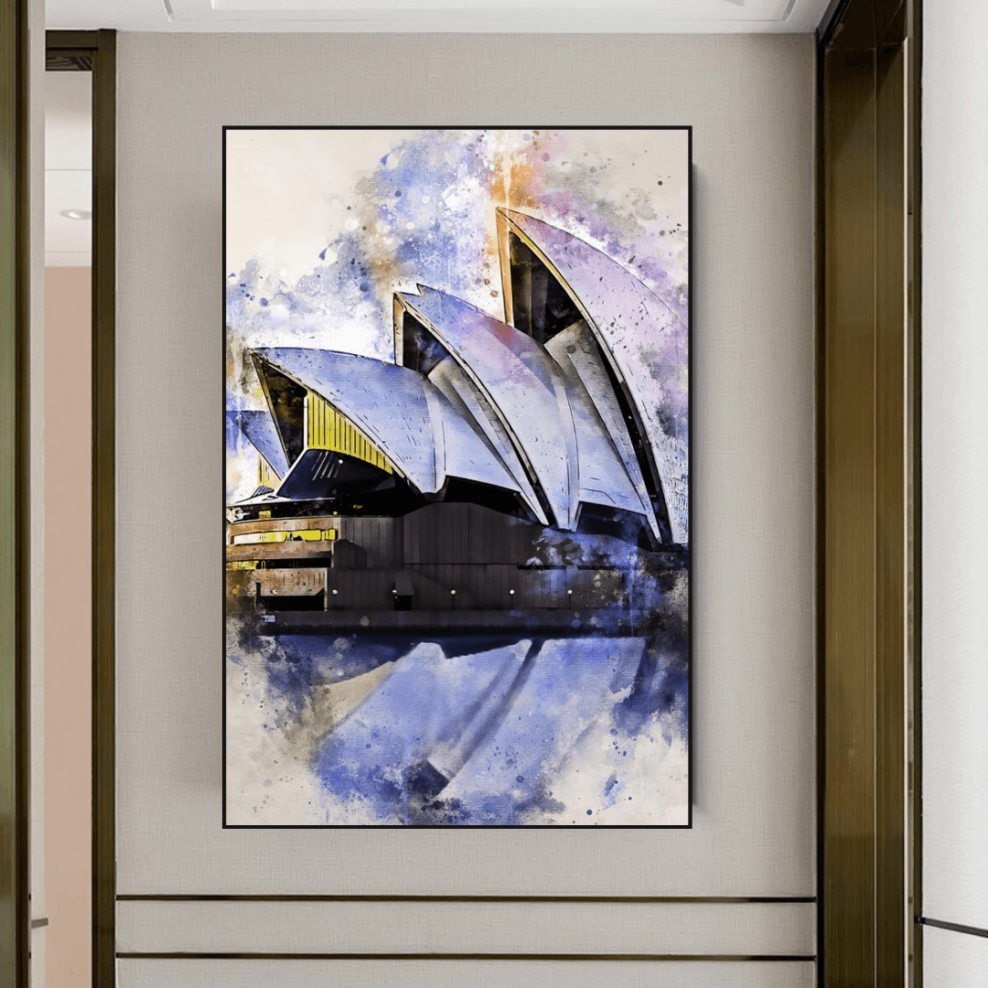 Sydney Art Poster - Australian Cityscape Print