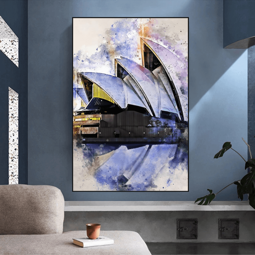 Sydney Art Poster - Australian Cityscape Print