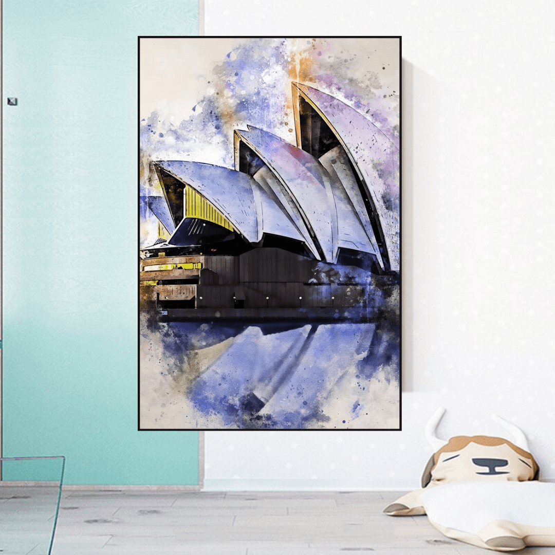 Sydney Art Poster - Australian Cityscape Print